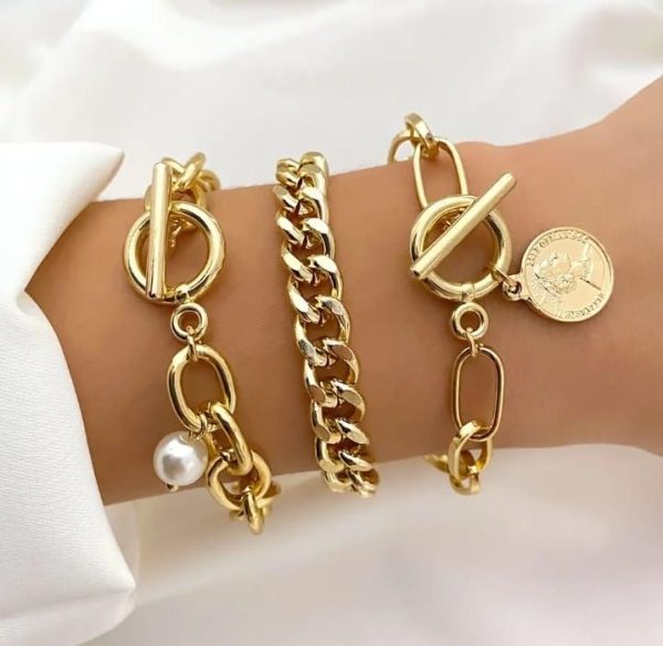 3 piece Link Bracelet