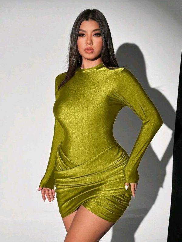 Olive Obsession Curve Plus Dress - Image 2