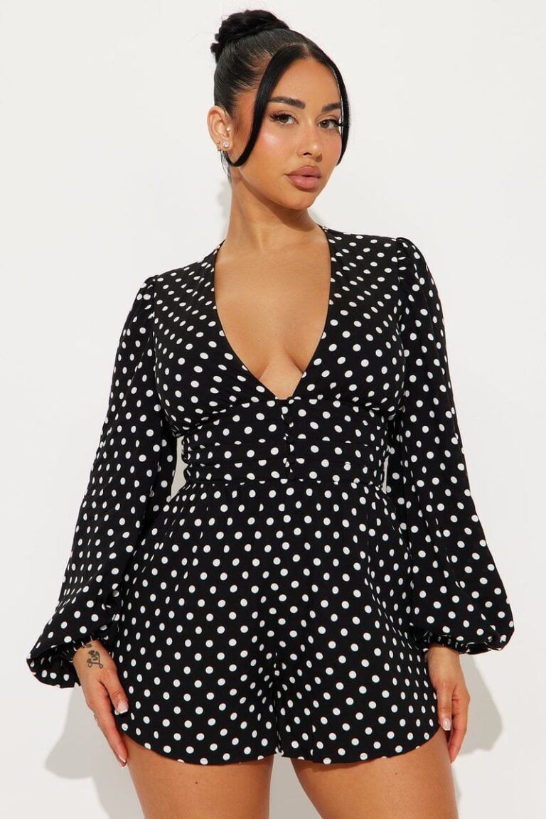 One More Dot Romper