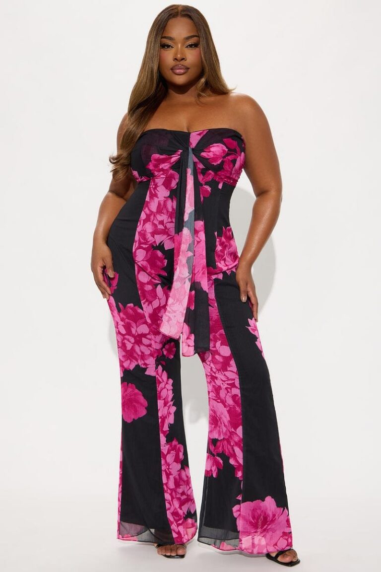 Petal Crush Chiffon Jumpsuit